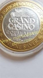 ten dollar casino silver token