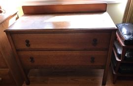 2 Drawer Oak Dresser