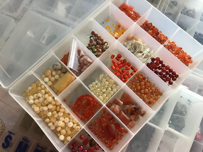Nice selection of beads for jewelry making