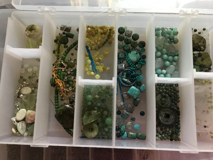 Nice selection of beads for jewelry making