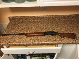 Remington 1100 automatic, 12 gauge, 5 shots, modified barrel