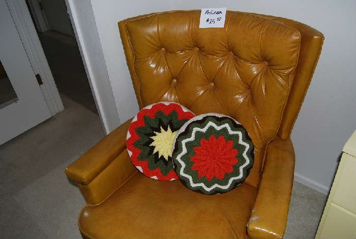 RECLINER IS AVAILABLE.  PILLOWS ARE SOLD