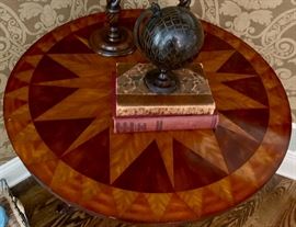 11. Marquetry Accent Table (27" x 27")