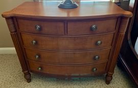 32. Concill Bow Front 5 Drawer Chest (42" x 21" x 35")