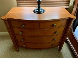 32. Concill Bow Front 5 Drawer Chest (42" x 21" x 35")