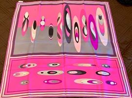 58. Emilio Pucci Pink & Fuccia Scarf (36" sq) 