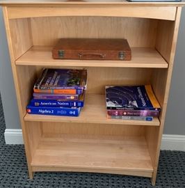 91. Maple Bookase (32" x 12" x 41")