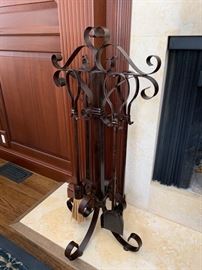 6. Metal Fireplace Tools (18" x 36")