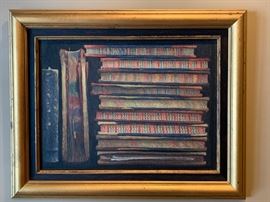 38. Oil on Canvas Rainbow Journals (24" x 19")