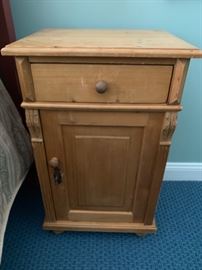 81. Antique Pine Nightstand (19" x 15" x 31")