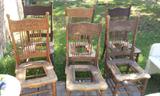 SOLD- Wooden Dining Room Chairs