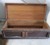 Vintage wooden tool box