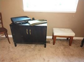 2nd Bedroom Right:  Stool, Small Dresser
