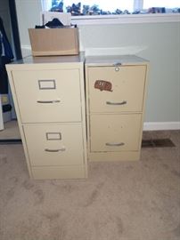 1st Bedroom Right: 2 File Cabinets
