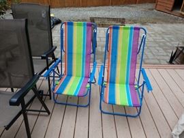 Back Yard: 2 Lawn Chairs