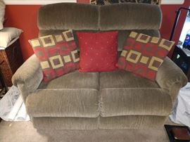 TV Room: Laz-E-Boy Double Seat Recliner--Excellent Condition