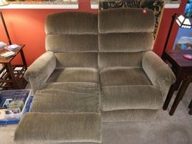 TV Room: Laz-E-Boy Double Seat Recliner--Excellent Condition