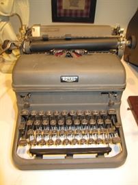 Vintage royal typewriter