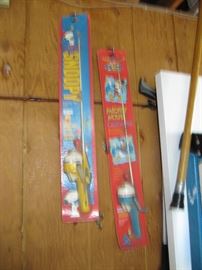 Mickey and Minnie Mouse fishing poles new in packaging
