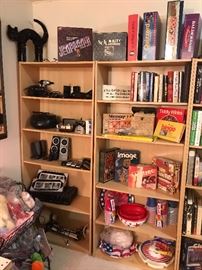 Books, games, electronics