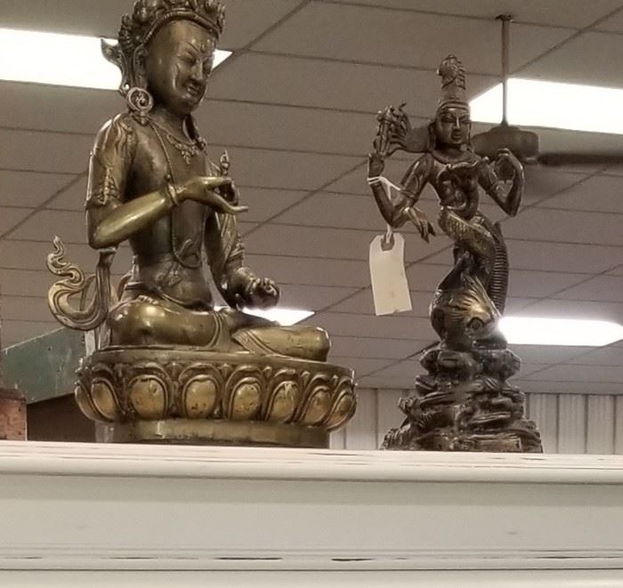 Asian bronze deities