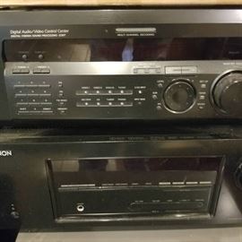 Assorted stereo equipment 