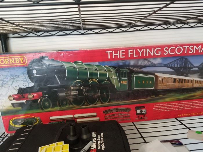 OO guage Flying Scotsman model train set -sold