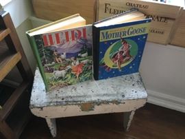 Vintage Chilren’s Books (Heidi and Mother Goose)