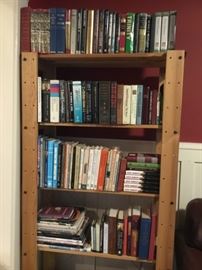 More Books (pine shelf is Not For Sale)