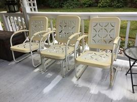 Retro /Vintage Garden Chairs (1 rocker)