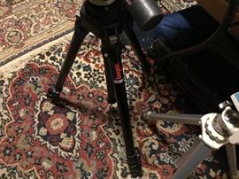 2 Tripods (Bogan Tripod, Aluminum Tripod)