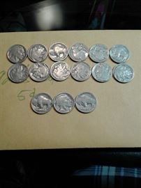 1920s Buffalo Nickels