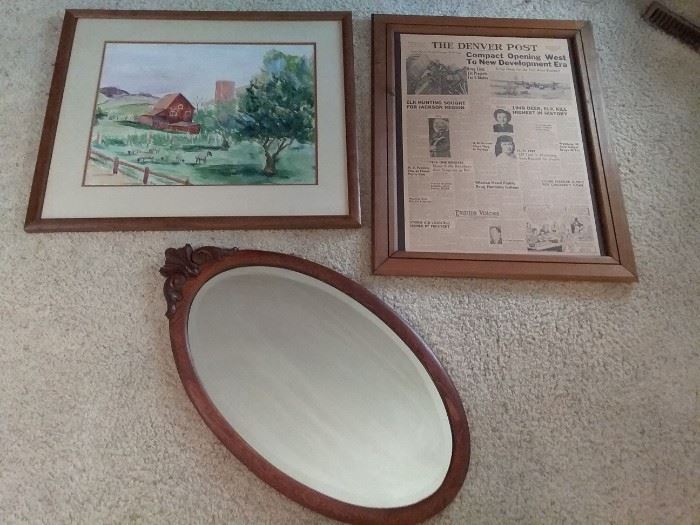 3 Framed Items