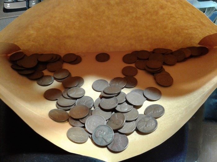 1950s Feather Pennies