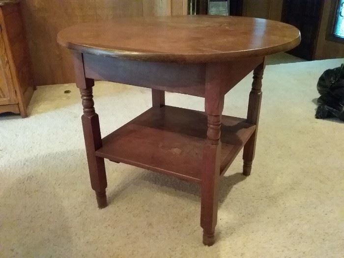 Antique Wooden Serving Table