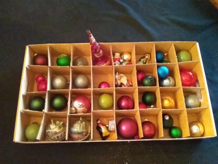 Box of Christmas Tree Bulbs