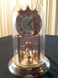 Brass and Glass Clock