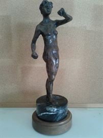 Bronze Lady Statue