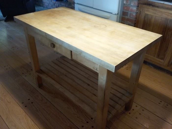 Butcher Block Table