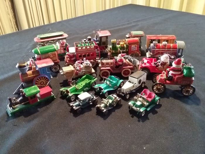 Christmas Trains and Cars
