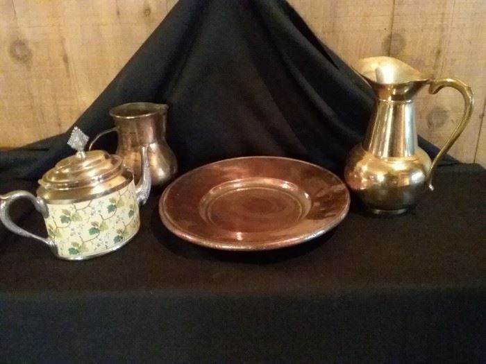 Copper and Brass Pieces