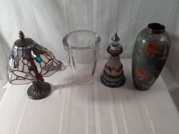 Decorative Lamp, Vases, and More
