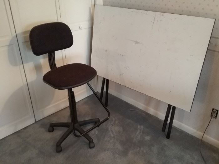 Folding Craft Table with Chair