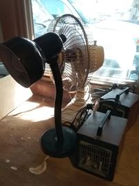 Heaters, Fan, and Light