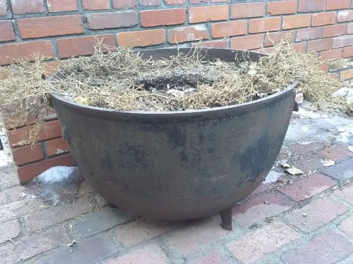 Huge Cast Iron Pot