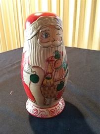 Russian Doll Santa Claus