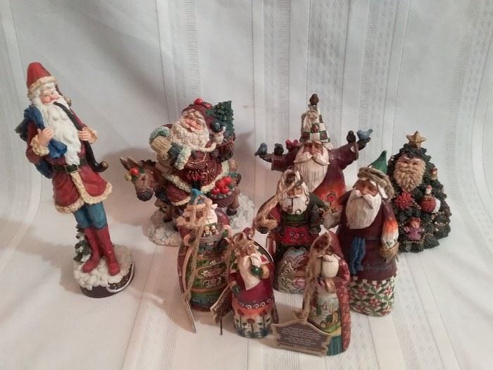 Santa Tree Decorations and Figurines