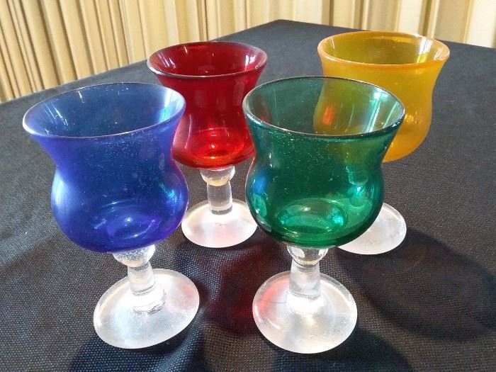 Set of Colorful Goblets
