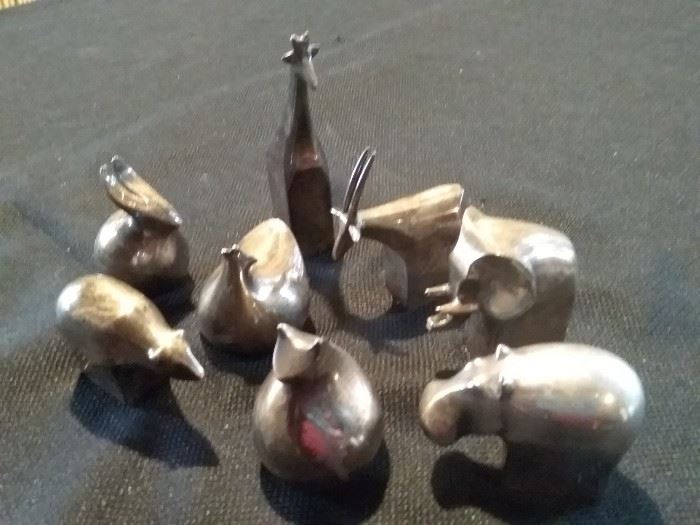 Solid Brass Animal Figurines