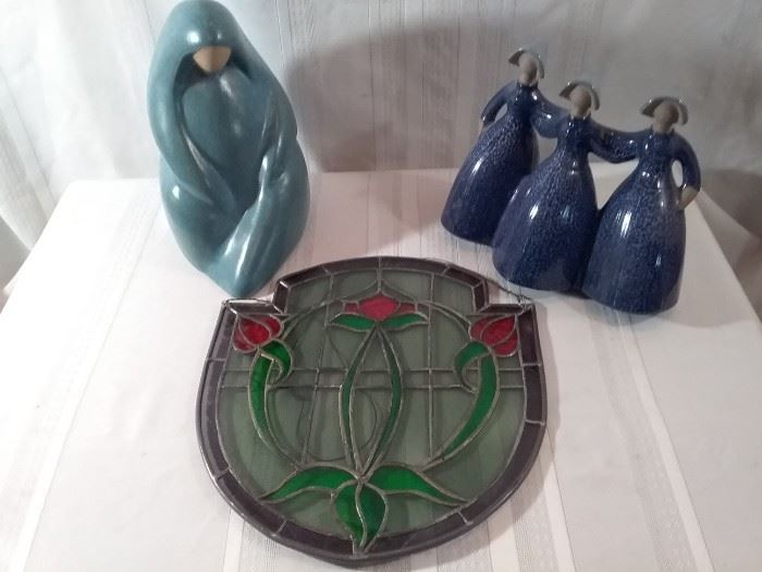 Stained Glass and Figurines